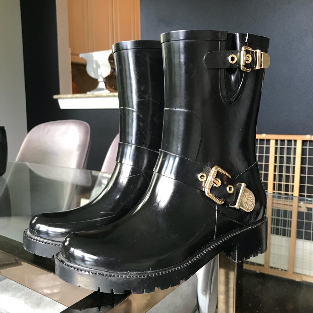 Vince Camuto Hinch Moto Rain Boots